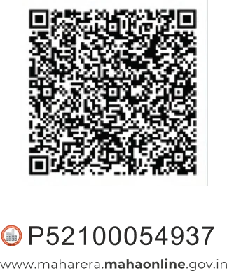 MahaRERA QR code, registration P52100054937