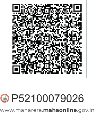 MahaRERA QR code, registration P52100079026